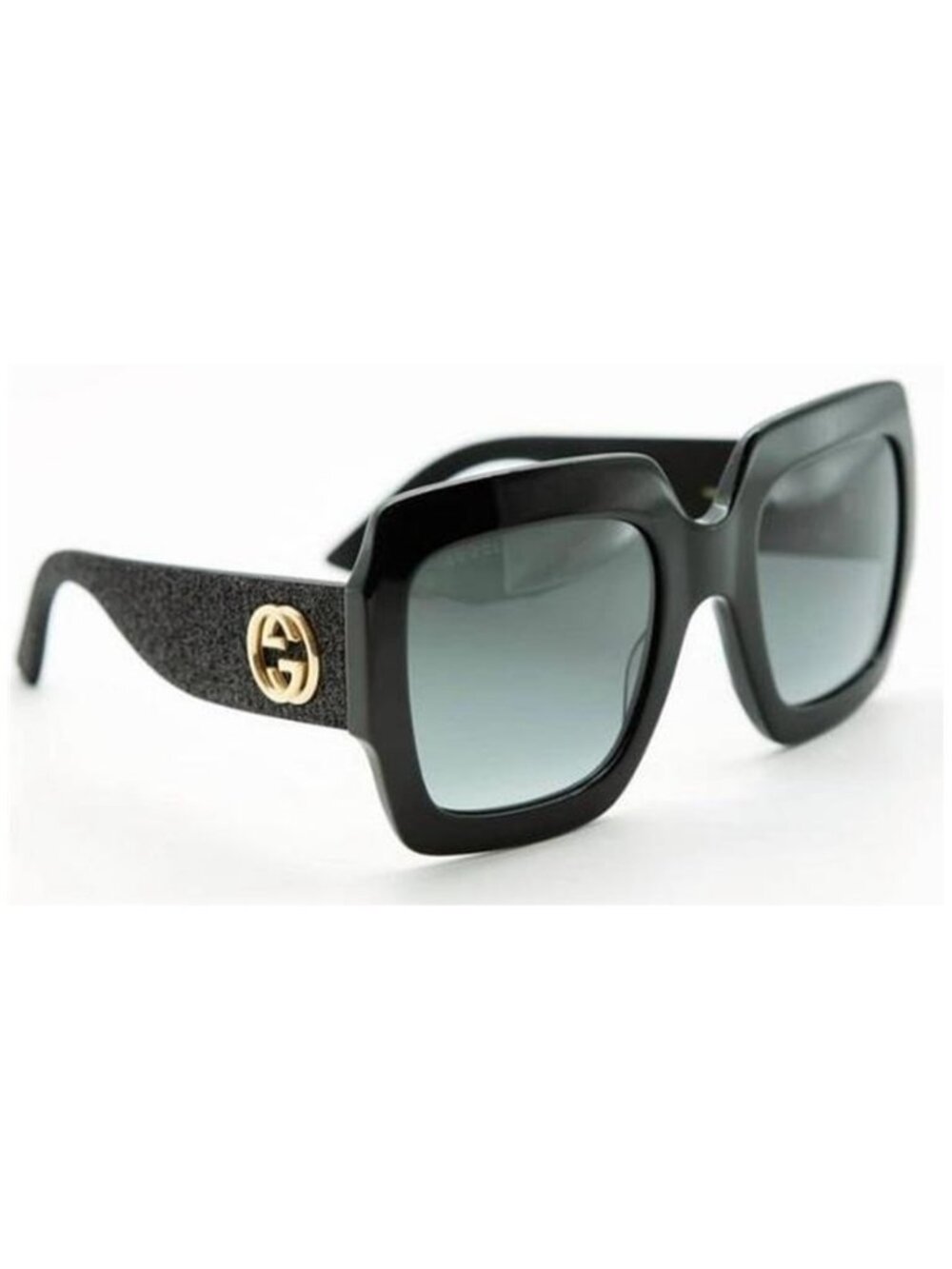 New - Gucci Grey Gradient Square Ladies Sunglasses GG0102S 001 54 - Picture 8 of 12